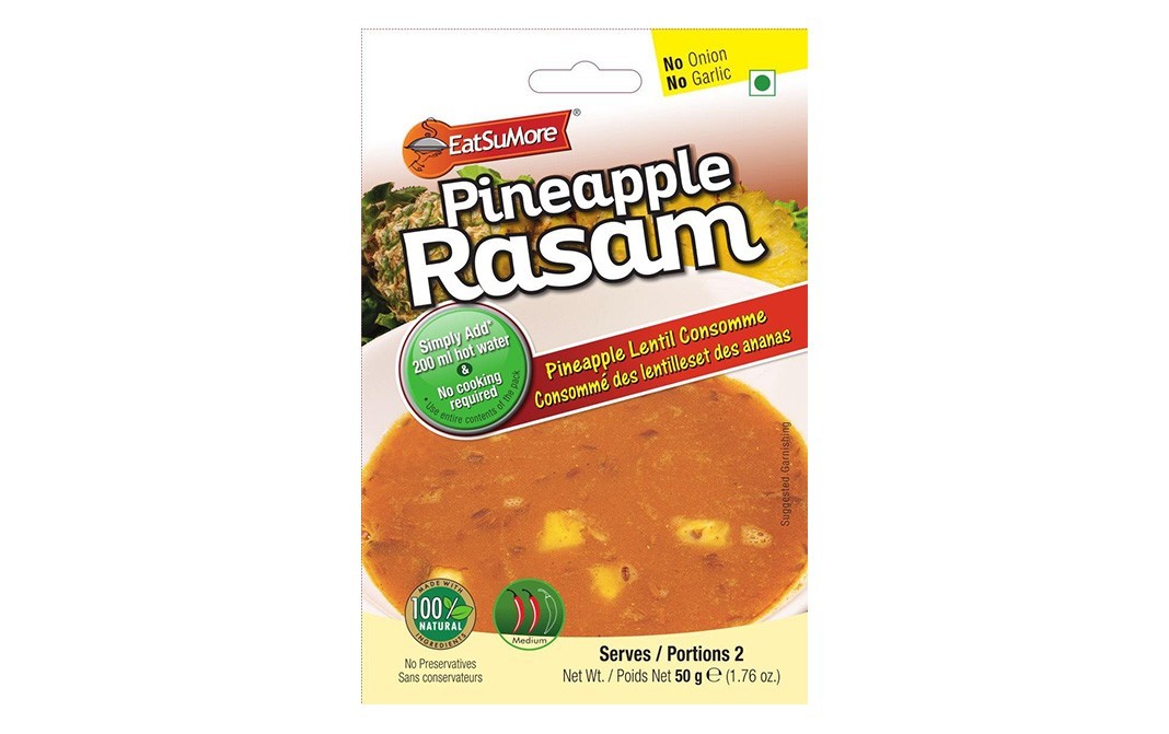 EatSuMore Pineapple Rasam    Pack  50 grams